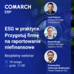 Webinar „ESG w praktyce. Przygotuj firmę na raportowanie niefinansowe”